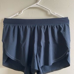 Womans Navy Blue Lululemon Active Shorts, Size 6